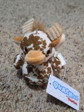 Quackrz By Ganz Plush Brown & White Giraffe Duck Stuffed Animal